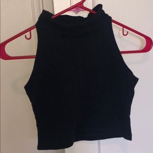 Black crop top